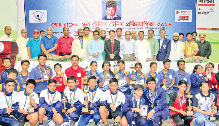 Sheikh Russel School Table Tennis concludes