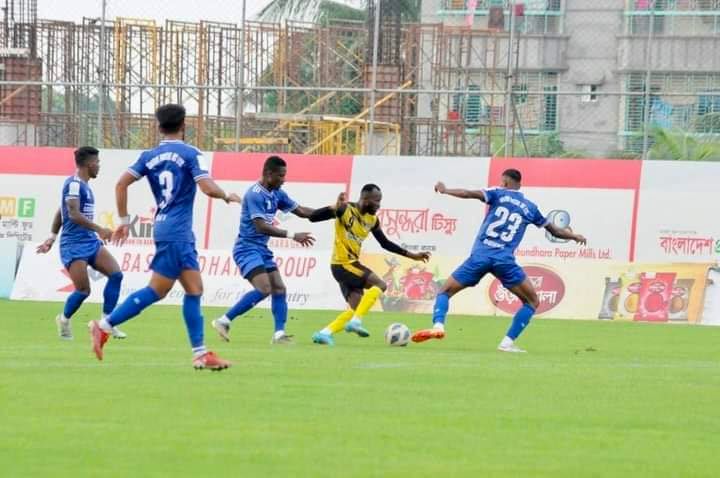 Some moments of Sheikh Russel KC vs Saif Sporting Club match held on 7th May, 2022