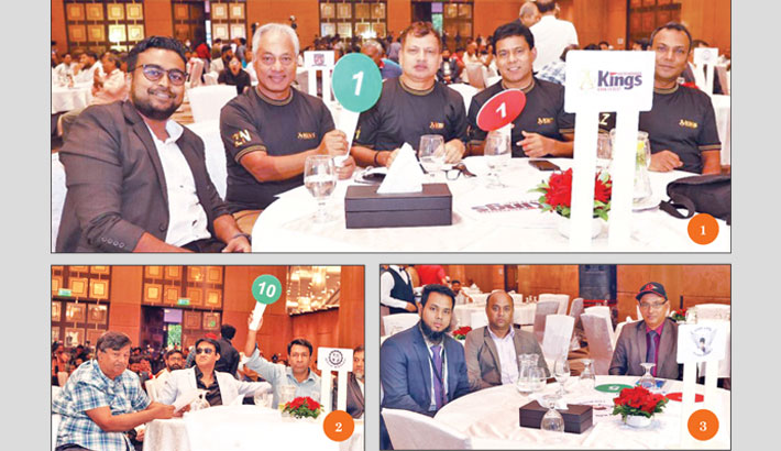 Sheikh Russel Krira Chakra Ltd are seen during the BFF Players’ Auction 2023